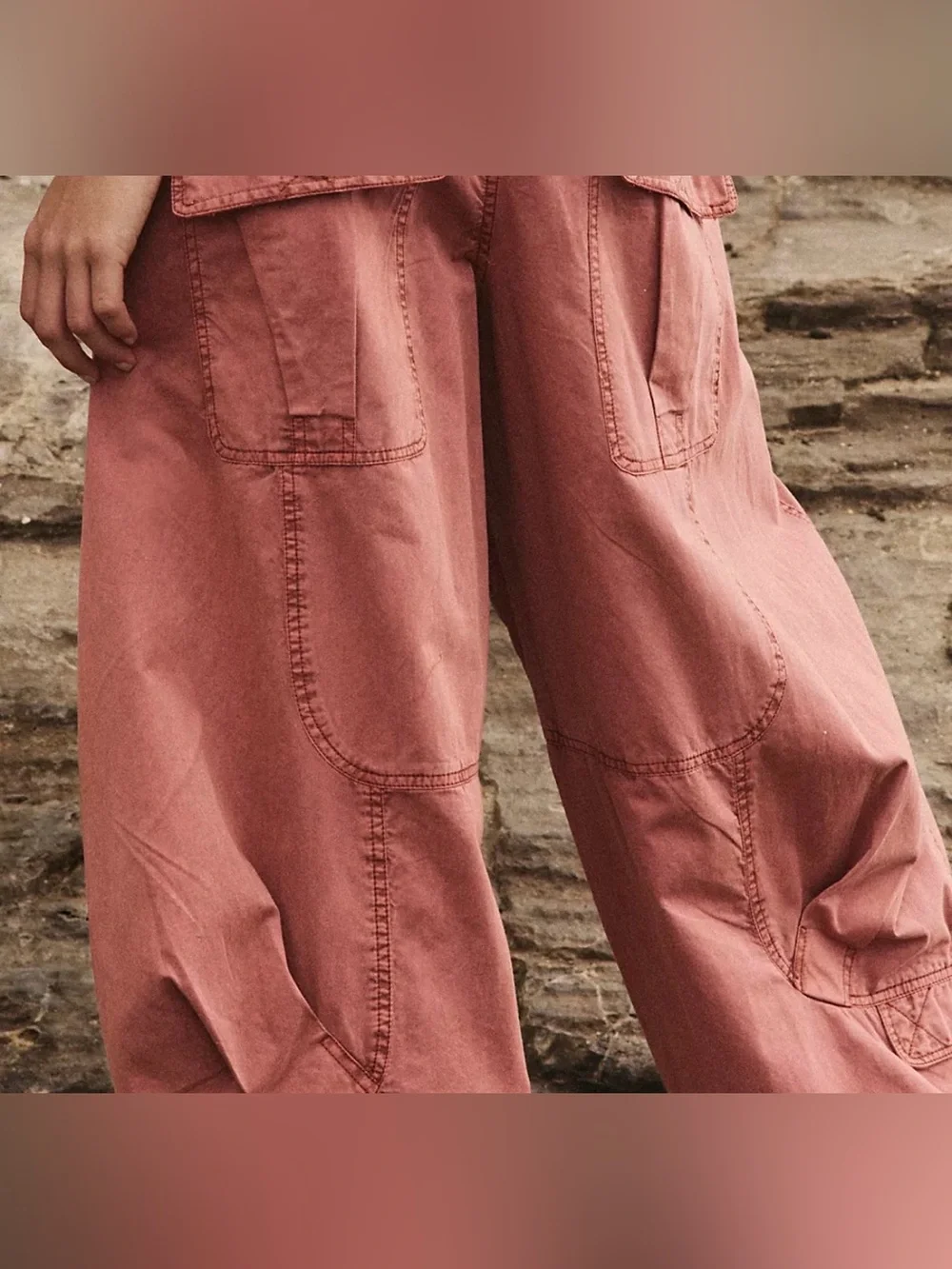 Free People We The Free Onset Cargo Pants - Picture 2 of 5